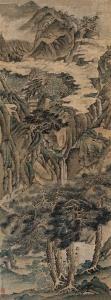 HUANG Ji 1711-1794,LANDSCAPE AND CHARACTER,China Guardian CN 2010-03-20