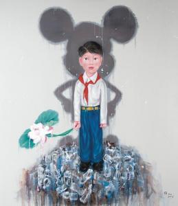 HUANG Jin 1972,The shadow of Mickey Mouse,2007,De Vuyst BE 2013-05-18