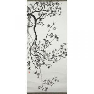 HUANG QI 1864-1957,des branches de prunus en fleurs,Tajan FR 2020-12-07