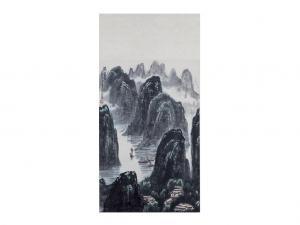 HUANG Runhua 1932,THE WEST BANK OF LIJIANG,Ise Art JP 2015-09-19