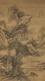 Huang Shenjin,VISITING FRIENDS IN THE LOFTY MOUNTAINS,Sotheby's GB 2018-03-23