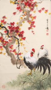 HUANWU HUANG 1906-1985,Two Roosters,Bonhams GB 2023-12-02