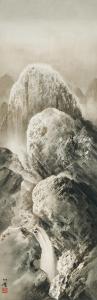 HUANWU HUANG 1906-1985,Waterfall in Snow Mountain Hanging scroll,Christie's GB 2022-12-02