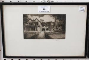 HUARDEL BLY George 1872,The Manor, Bexhill,20th century,Tooveys Auction GB 2018-10-03