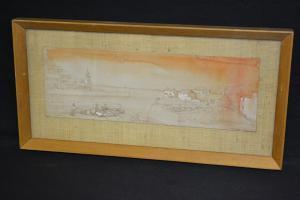 HUBBARD Len,Harbour Sunset,1970,Bamfords Auctioneers and Valuers GB 2016-05-11
