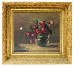 HUBBARD Lydia Mariah Brewster 1849-1911,Floral still life,c.1893,Winter Associates US 2016-12-05