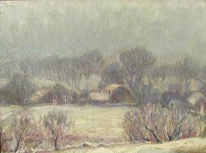HUBBARD Platt 1889-1946,Winter landscape,1923,Bonhams GB 2010-08-15