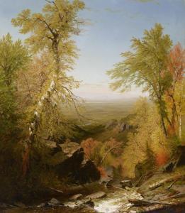 HUBBARD Richard William 1816-1888,A Mountain Stream,1867,Christie's GB 2024-01-18