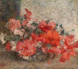 HUBBELL Henry Salem 1870-1949,Red Bouquet,1926,William Doyle US 2024-03-27
