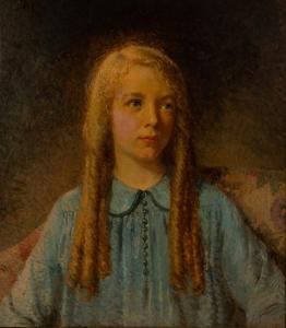 HUBBELL Henry Salem 1870-1949,Untitled (Portrait of a Young Girl),Hindman US 2021-12-08