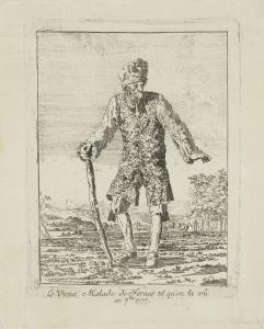 HUBER Jean Daniel 1754-1845,Voltaire debout, dans un paysage,1778,Christie's GB 2017-12-14