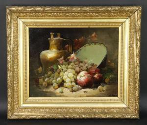 HUBER Leon Charles 1858-1928,Nature-morte aux fruits,Auxerre Enchères FR 2022-11-13