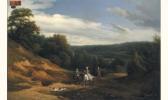 HUBER Louis Édouard,“chemin de corbeville : vue prise aux environs d'o,1845,Rossini 2003-12-08