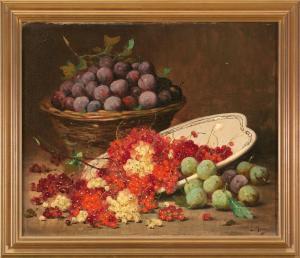 HUBERT Léon 1887-1915,Fruits still life,Balclis ES 2014-05-27