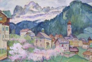 HUBNER Hubert 1905-1991,Frühling in denDolomiten,Scheublein Art & Auktionen DE 2010-04-30