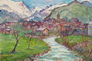 HUBNER Hubert 1905-1991,Im Gebirge,Scheublein Art & Auktionen DE 2009-03-06