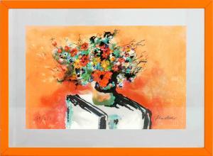 HUCHET Urbain 1930-2014,Le bouquet,Cannes encheres, Appay-Debussy FR 2024-02-22