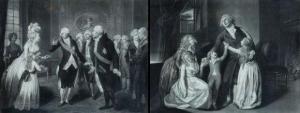HUCK Johann Gerhard 1759-1811,Avènement de Louis XVI au trônede France et Les de,Piguet 2010-06-16