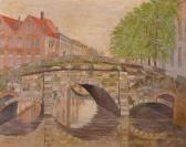 HUDDLESTON W 1900-1900,Bruges – Quai Des Augustins,1933,John Nicholson GB 2014-05-28
