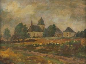 HUDECEK Antonin 1872-1941,Landscape with a village,Hargesheimer Kunstauktionen DE 2022-09-07