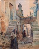 HUDECEK Stanislav 1872-1947,Noon in Dalmatia,Meissner Neumann CZ 2009-09-26