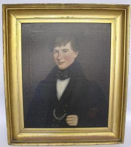 HUDSON Hannah Maria 1815-1865,Portrait of a young man of australia,1833,Freeman US 2014-11-13