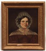 HUDSON Hannah Maria 1815-1865,Portrait of Mary Newcome,1831,Keys GB 2016-11-24