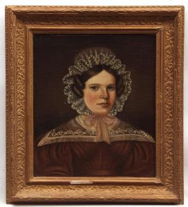 HUDSON Hannah Maria 1815-1865,Portrait of Mary Newcome,1831,Keys GB 2016-11-24