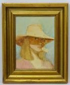 HUDSON K,Girl in a sun hat,Dickins GB 2018-03-02