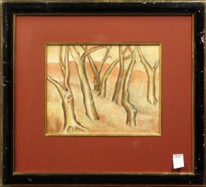 HUDSON Muriel 1887-1959,Tree Grove,Clars Auction Gallery US 2009-06-06