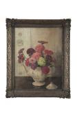 HUDSON Muriel 1887-1959,Zinnias, still life study,Adams IE 2017-09-10