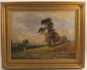 Hudson R,harvest scene,1883,Serrell Philip GB 2021-07-22