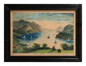 HUDSON RIVER SCHOOL (XIX),View from West Point - Hudson River,1843,Hindman US 2024-03-14