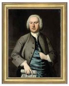HUDSON Thomas 1701-1779,Portrait of a gentleman, half-length, in a grey co,Christie's GB 2011-01-25