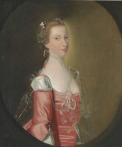 HUDSON Thomas 1701-1779,Portrait of a lady, traditionally identified as Ma,Christie's GB 2018-04-19