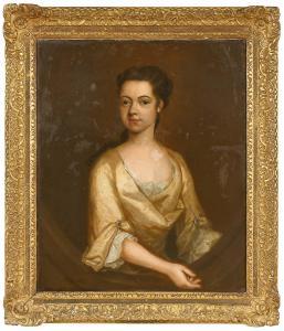 HUDSON Thomas 1701-1779,Portrait of a Young Lady, said to be Miss Amelia T,Brunk Auctions 2024-01-11