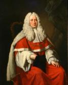 HUDSON Thomas 1701-1779,Portrait of Right Hon. Sir Thomas Parker,Weschler's US 2004-04-24
