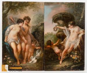 HUET Jean Baptiste I 1745-1811,Le prix de l\’Amour Hommage à Vénus,Delorme-Collin-Bocage 2024-03-22