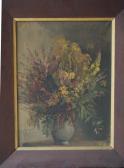 HUET Marie Reine 1900-1900,Bouquet de fleurs,1889,Daguerre FR 2017-04-30