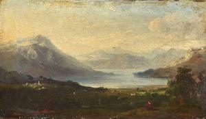 HUGARD DE LA TOUR Claude Sébastien 1816-1885,Weite Seelandschaft,Dobiaschofsky CH 2024-05-04