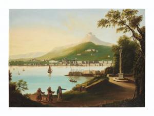 HUGE Jurgan Frederick 1809-1878,Bay of Naples,Christie's GB 2020-01-24