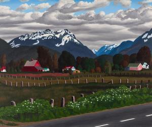 HUGHES Edward John 1913-2007,Outskirts of Chilliwack,1960,Heffel CA 2023-11-23