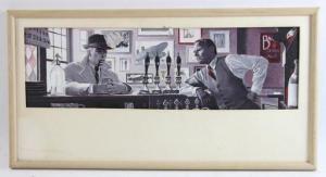 HUGHES George 1907-1990,bar scene with "Bass Strong Ale",Kaminski & Co. US 2021-01-17