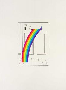 HUGHES Patrick 1939,'Rainbow's End' from Penwith Print Room Portfolio,David Lay GB 2024-04-11