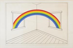 HUGHES Patrick 1939,Rainbow through Windows,1975,Capes Dunn GB 2018-07-10