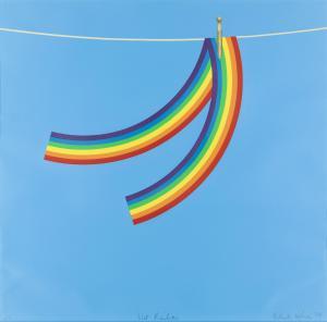 HUGHES Patrick 1939,Wet Rainbow,1979,Rosebery's GB 2024-04-23