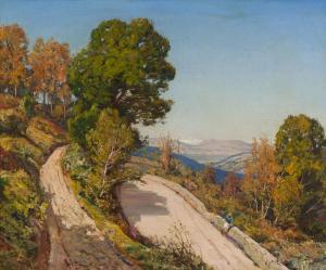 HUGHES STANTON Herbert Edward Pelham 1870-1937,The Road Above the Valley,1931,Heffel CA 2023-06-29