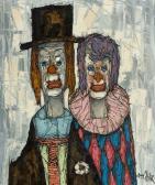 HUGO Casar 1911-1975,Two clowns.,Quinn's US 2011-03-26