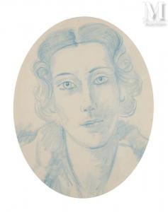 HUGO Valentine 1887-1968,Portrait de Marie-Laure de Noailles,1937,Millon & Associés FR 2023-11-21