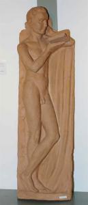 HUGUENIN DUMITRAN André 1888-1975,Jeune homme nu lisant debout.,1936,Galerie Koller CH 2007-05-12